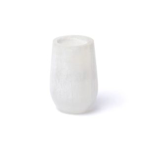 Selenit konformad värmeljushållare, 11cm