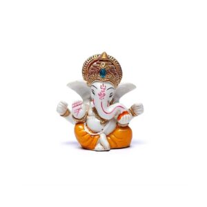 Ganesh med Modaka, 7x6cm