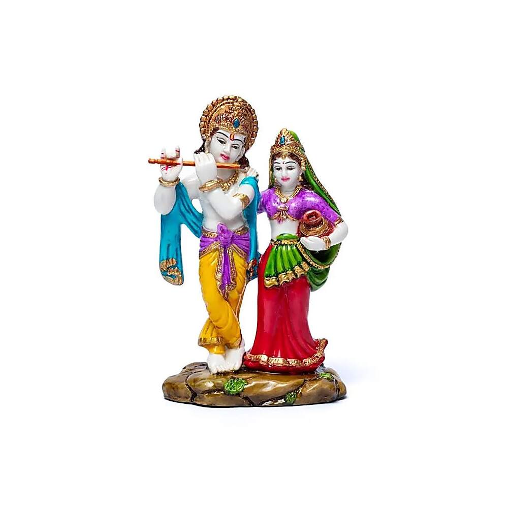 Krishna och Radha, 14,5x9,5cm