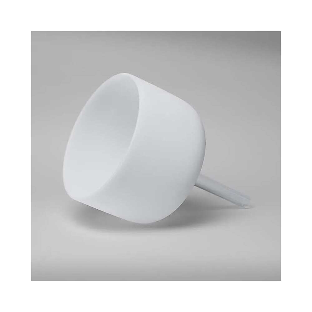 Klangskål av kristall, handhållen, vit A-ton 432 Hz, 25 cm