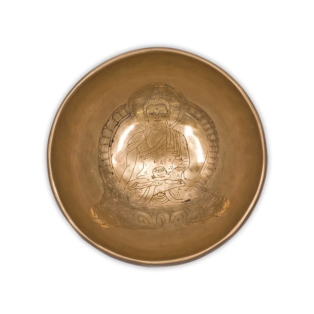 Klangskål Medicin-Buddha, 400-600 g; 13 cm - Bild 3