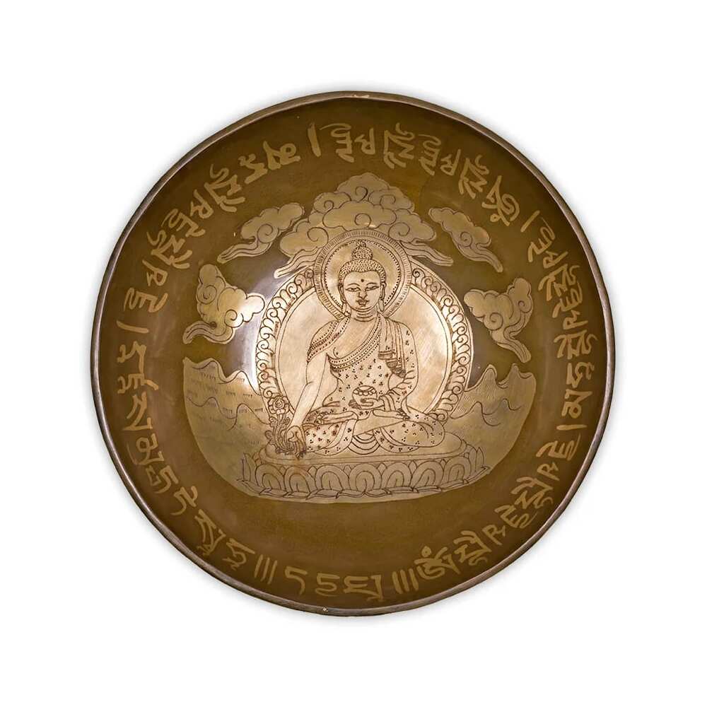 Klangskål Medicin-Buddha, 1600-1800 g; 26 cm - Bild 2