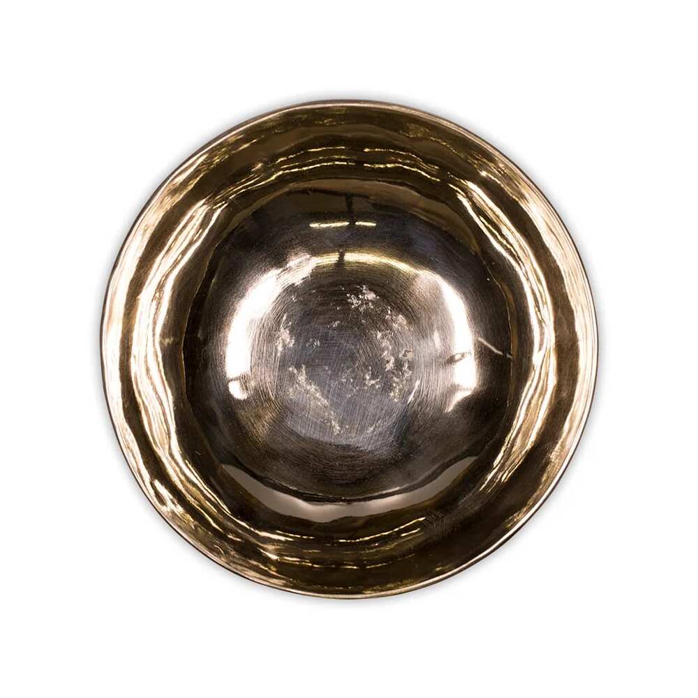 Klangskål Shanti guldfärg, 2000-2250 g; 27-29 cm - Bild 2