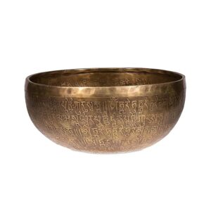 Tara Buddha Healing Klangskål, 1750-1950 g; 27 cm