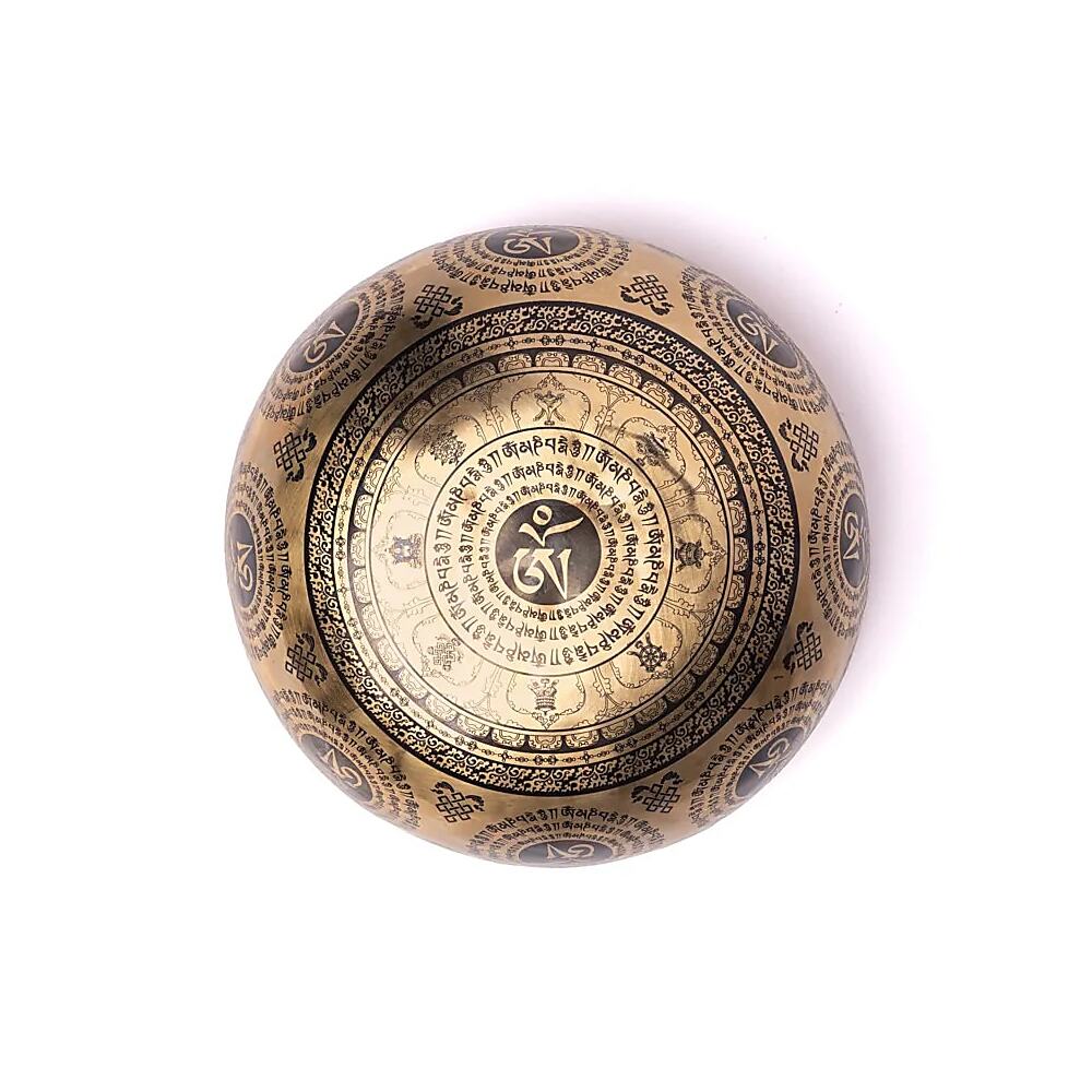 Lasergraverad klangskål Lakshmi, 1400-1600 g ; ±22-24 cm - Bild 2
