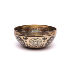 Lasergraverad klangskål Livets träd, 1400-1600 g; ±22-24 cm