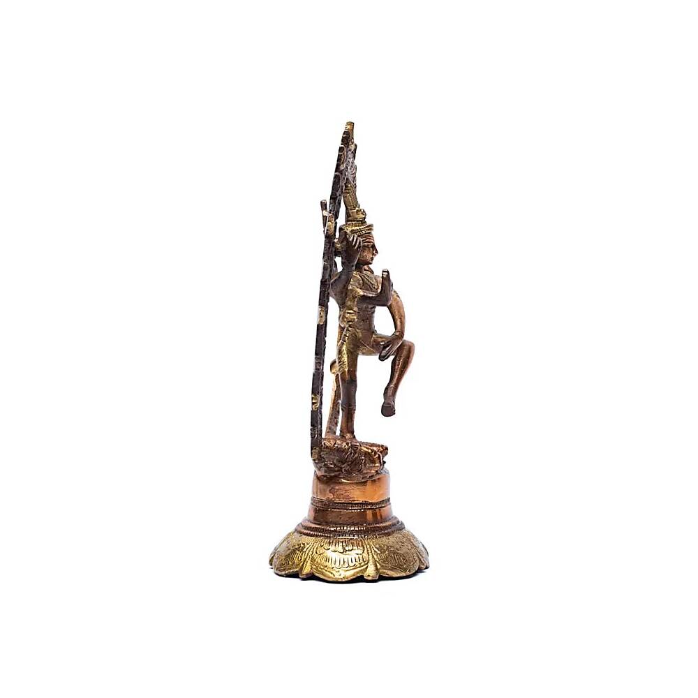 Shiva Nataraj mässing tvåfärgad, 20 cm - Bild 3