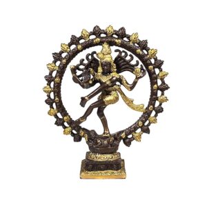 Shiva Nataraj mässing tvåfärgad större, 27 cm