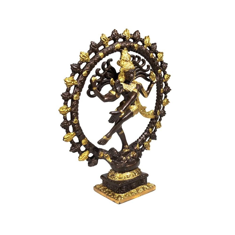 Shiva Nataraj mässing tvåfärgad större, 27 cm - Bild 4