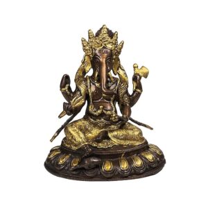 Ganesh mässing 2 färger, 20 cm