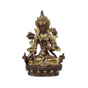 Vit Tara mässing/gyllene, 20 cm