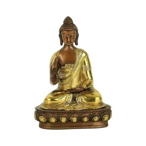 Buddha undervisar statyett 2 färger, 20 cm