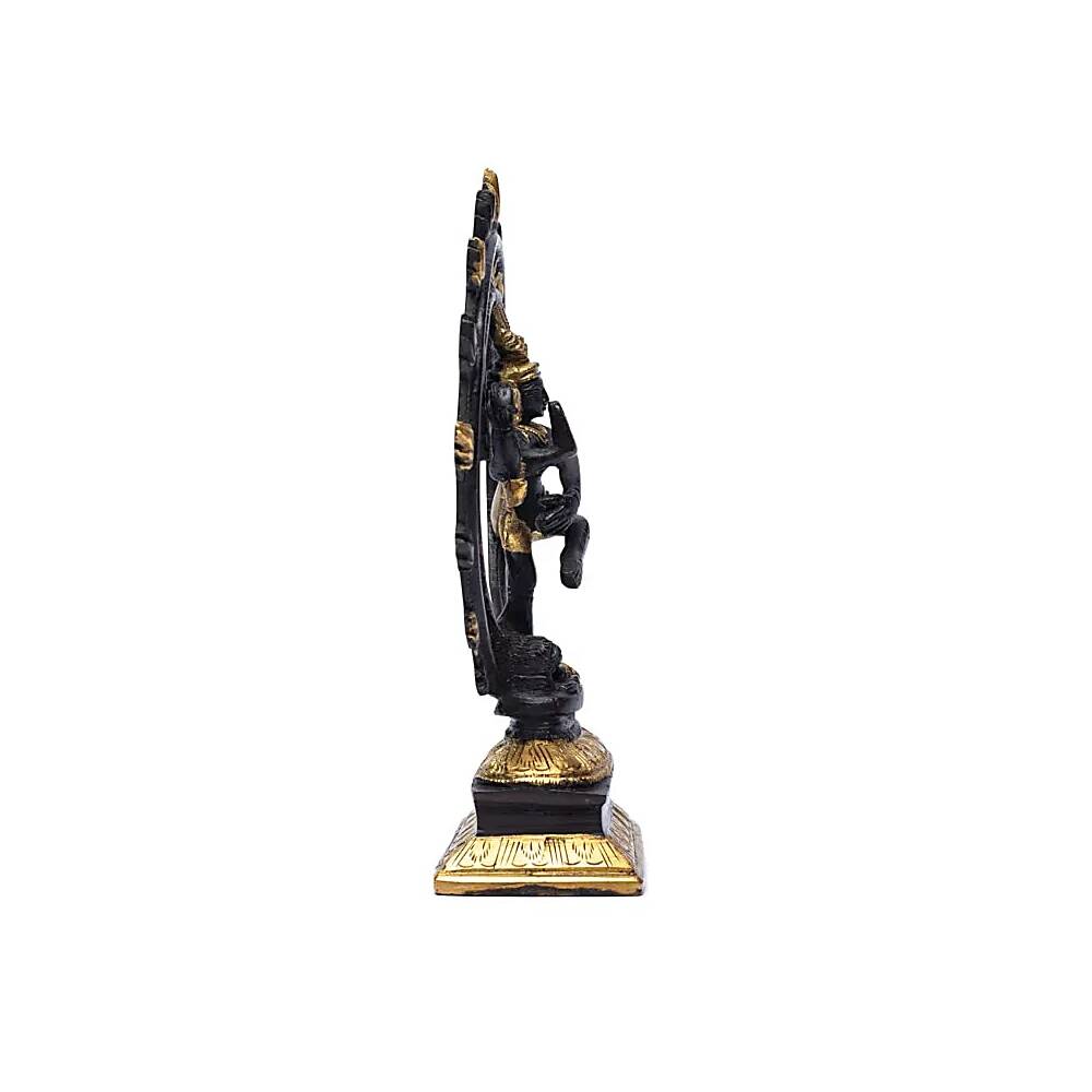 Shiva Nataraj mässing tvåfärgad, 20 cm - Bild 3