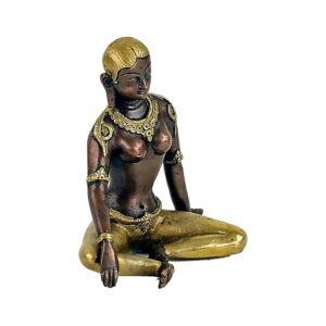 Parvati statyett tvåfärgad, 15 cm