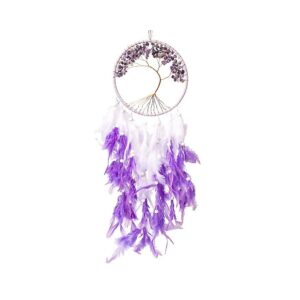 Drömfångare Livets träd ametist, ±16x55cm